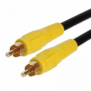 RW Subwoofer Cable (1 RCA Male to 1 RCA Male Audio / Video Cable) S / PDIF Coaxial Cable، Digital Audio Cable for AV Receiver، Hi-Fi Systems